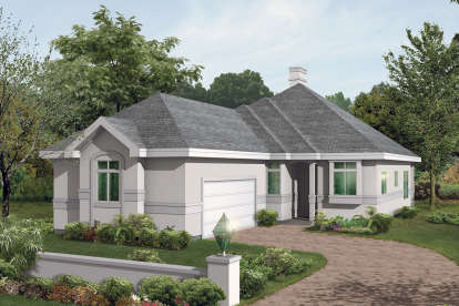 Mediterranean House Plan #5633-00337 Elevation Photo