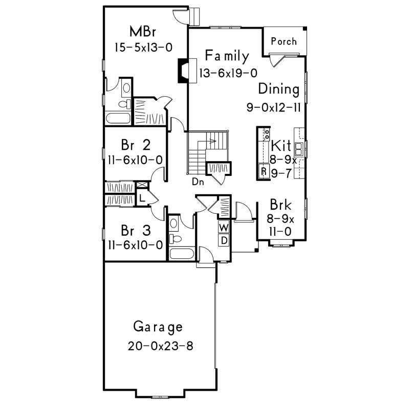 House Plan House Plan #20693 Drawing 1