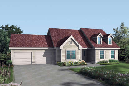 3 Bed, 2 Bath, 1642 Square Foot House Plan - #5633-00338