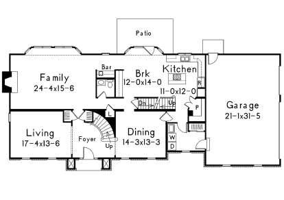 Main Floor for House Plan #5633-00340