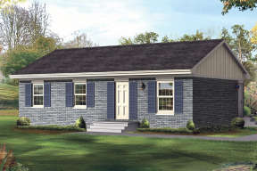 Ranch House Plan #5633-00342 Elevation Photo