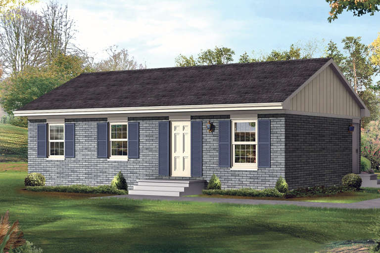 House Plan House Plan #20698 Front Elevation 