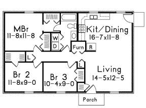 Main Floor for House Plan #5633-00342
