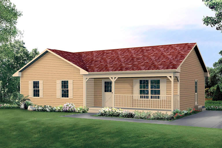 House Plan House Plan #20701 Front Elevation 