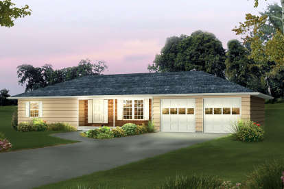 Ranch House Plan #5633-00346 Elevation Photo