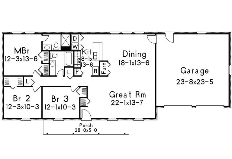 House Plan House Plan #20703 Drawing 1