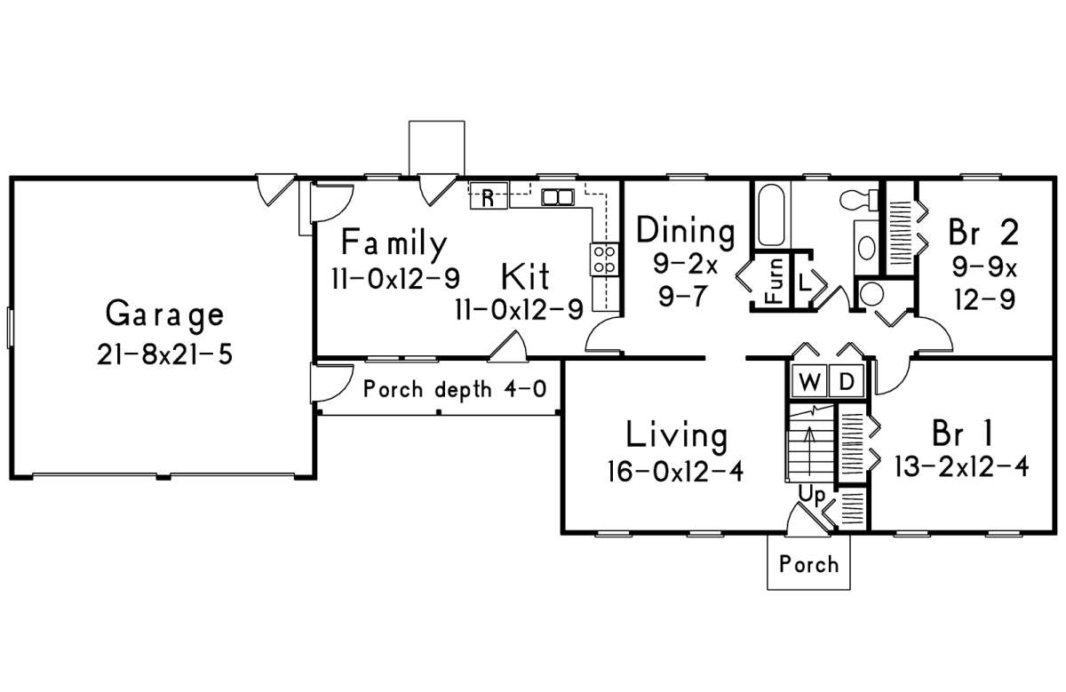 Main Floor for House Plan #5633-00348