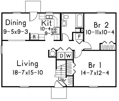 Main Floor for House Plan #5633-00350