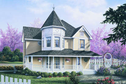 Victorian House Plan #5633-00351 Elevation Photo