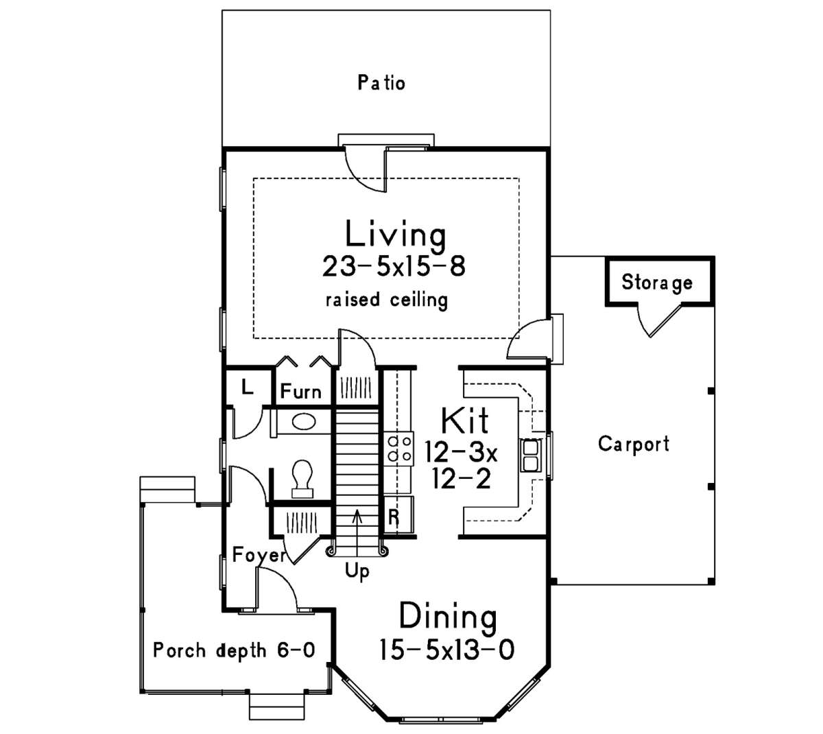 Main Floor for House Plan #5633-00352