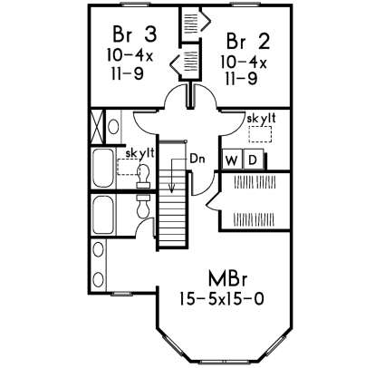 Second Floor for House Plan #5633-00352