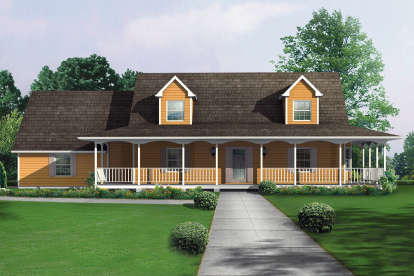 Farmhouse House Plan #5633-00353 Elevation Photo