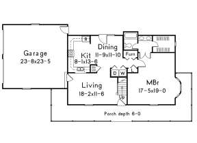 Main Floor for House Plan #5633-00353