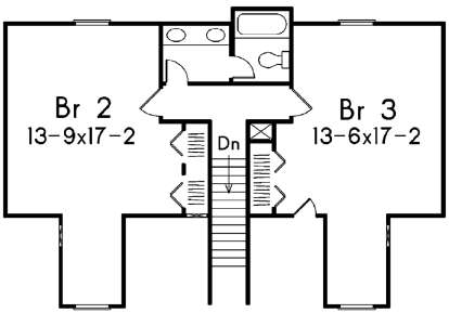 Second Floor for House Plan #5633-00353