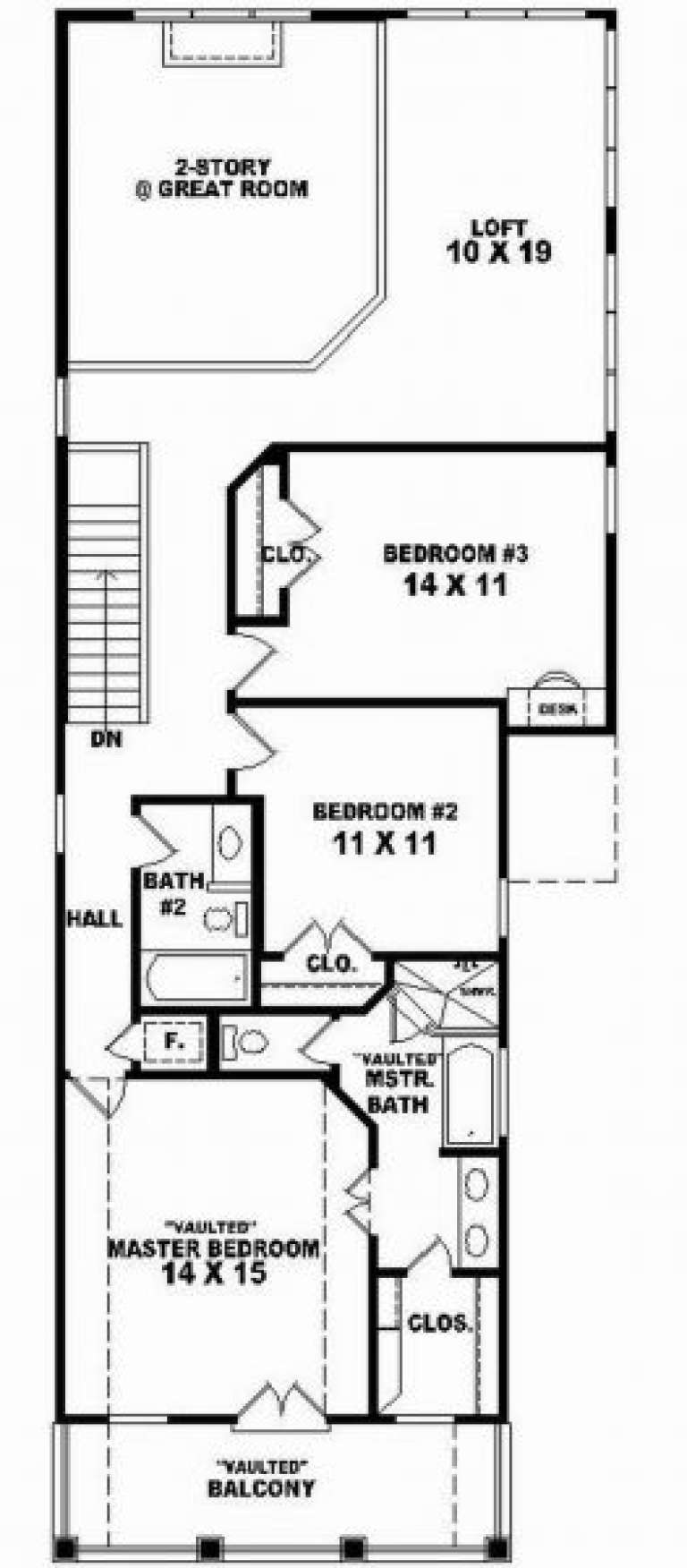 House Plan House Plan #2071 Drawing 2