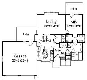 Main Floor for House Plan #5633-00354