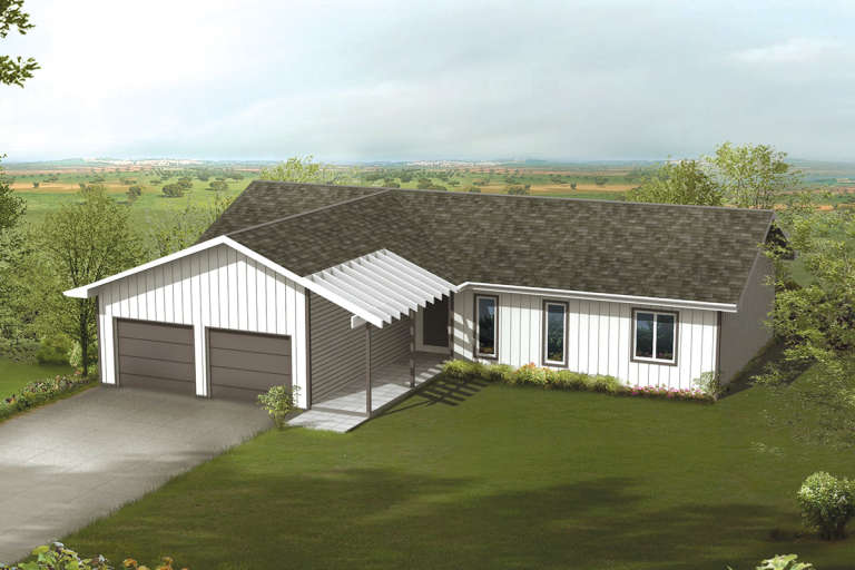 House Plan House Plan #20712 Front Elevation 
