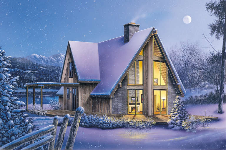 House Plan House Plan #20715 Front Elevation 