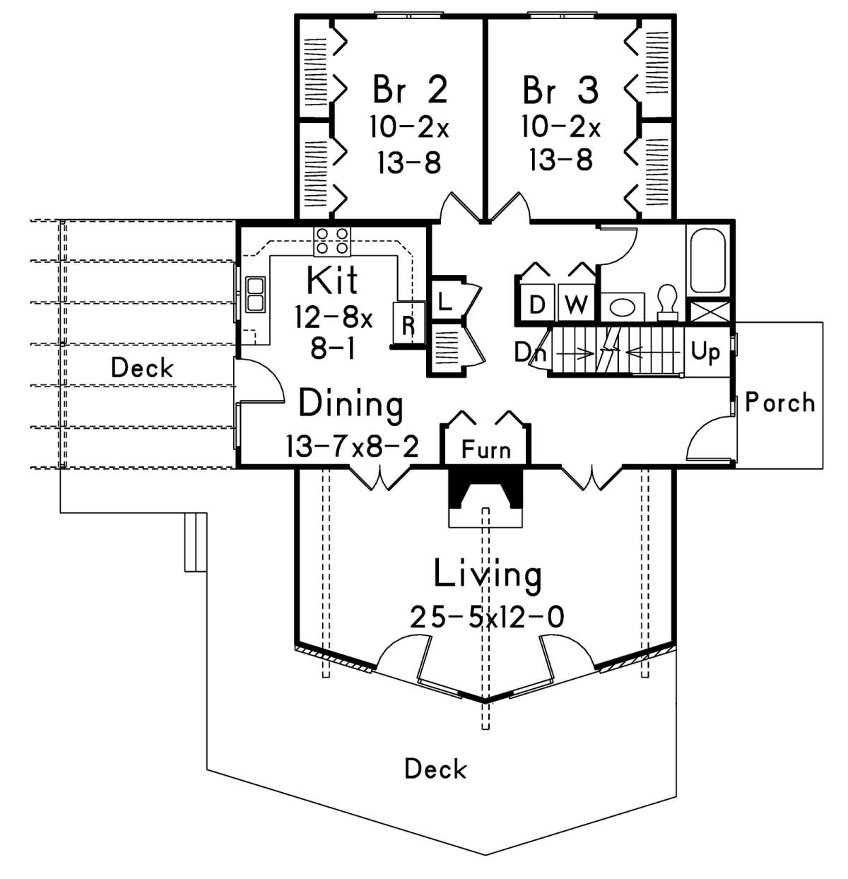Main Floor for House Plan #5633-00359