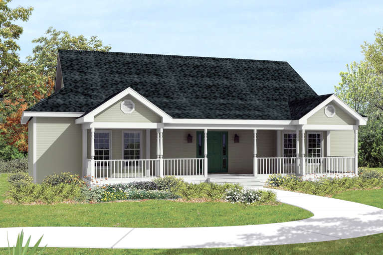 House Plan House Plan #20718 Front Elevation 