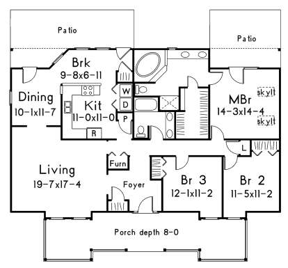 Main Floor for House Plan #5633-00362