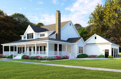 Modern Farmhouse House Plan #8318-00109 Elevation Photo