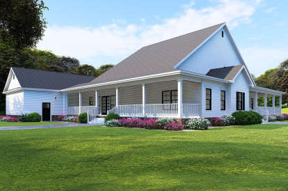 Modern Farmhouse House Plan #8318-00109 Elevation Photo