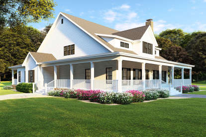 Modern Farmhouse House Plan #8318-00109 Elevation Photo