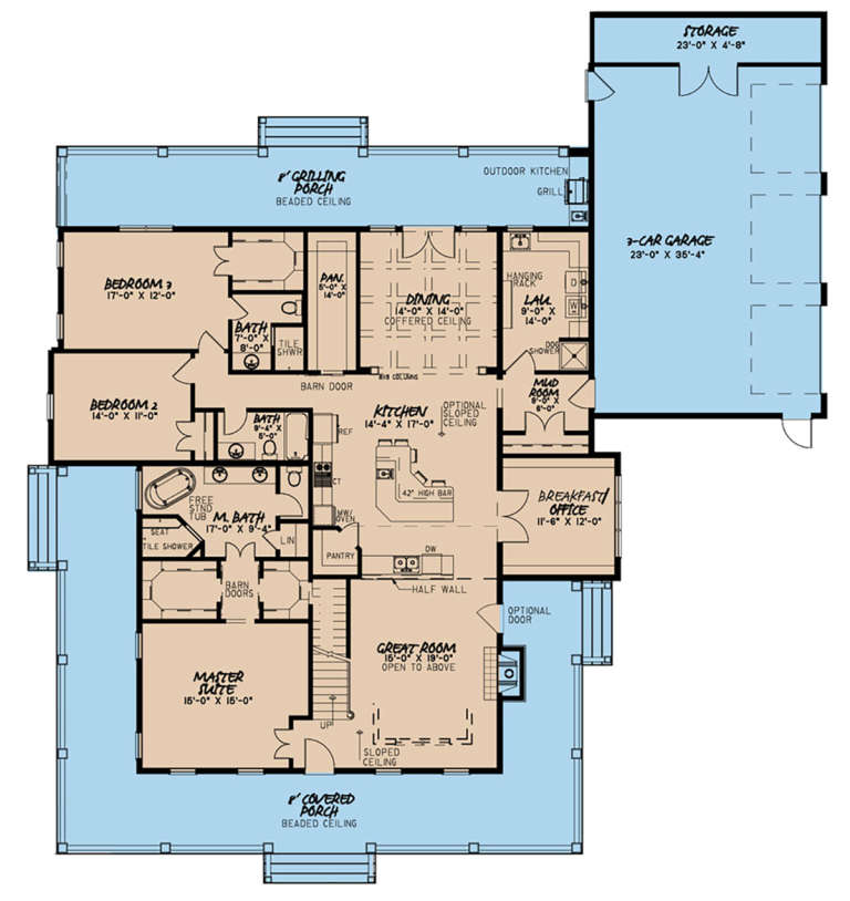 House Plan House Plan #20729 Drawing 1
