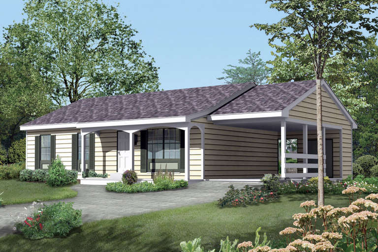 House Plan House Plan #20734 Front Elevation 