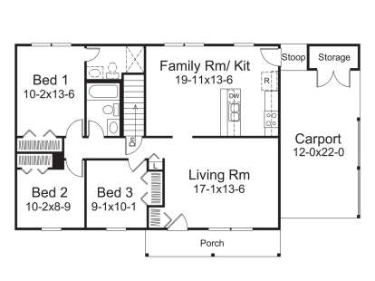 House Plan House Plan #20734 Drawing 1