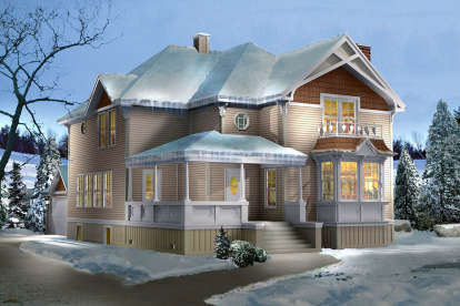 Victorian House Plan #5633-00383 Elevation Photo