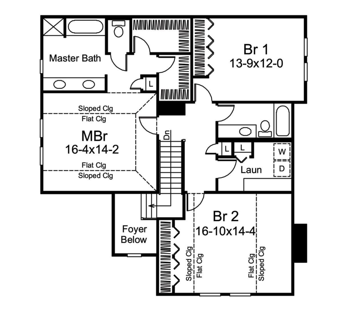 Second Floor for House Plan #5633-00383