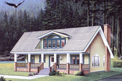 House Plan House Plan #20742 Front Elevation 