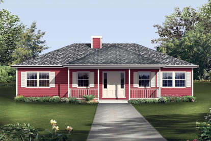 Country House Plan #5633-00387 Elevation Photo