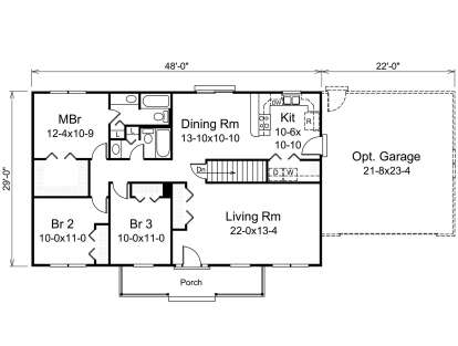 Main Floor for House Plan #5633-00387