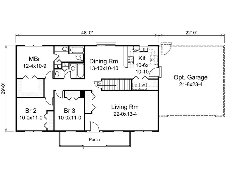 House Plan House Plan #20745 Drawing 1