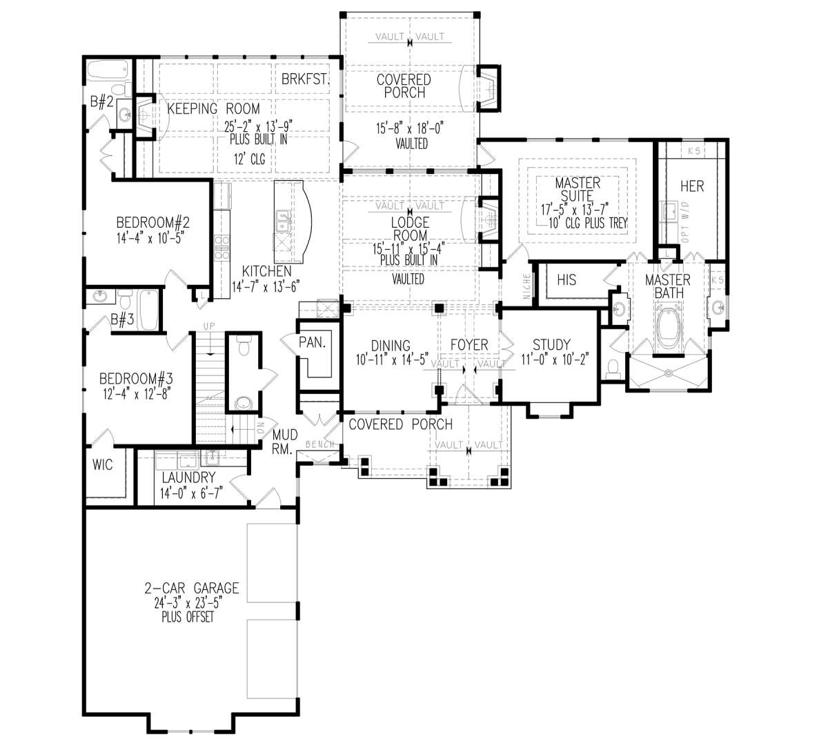 Main Floor for House Plan #699-00129