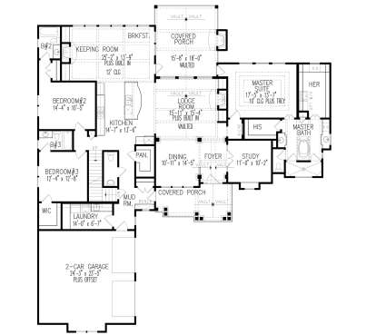 Main Floor for House Plan #699-00129