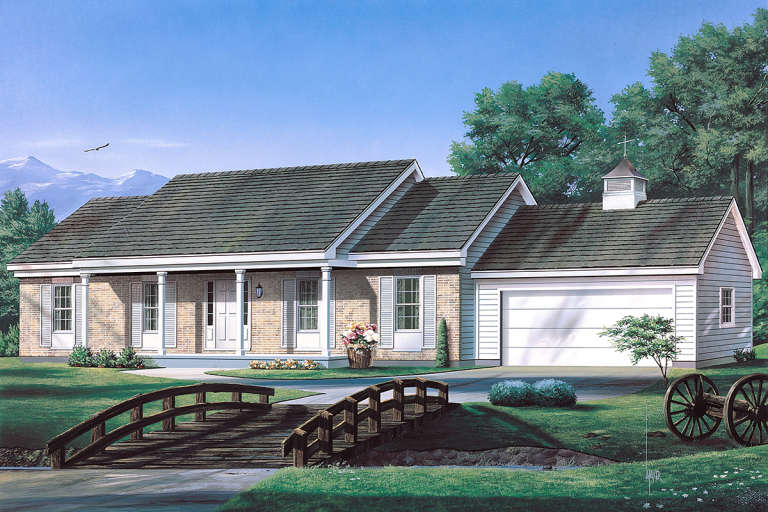House Plan House Plan #20749 Front Elevation 