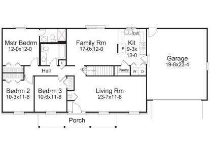 Main Floor for House Plan #5633-00390