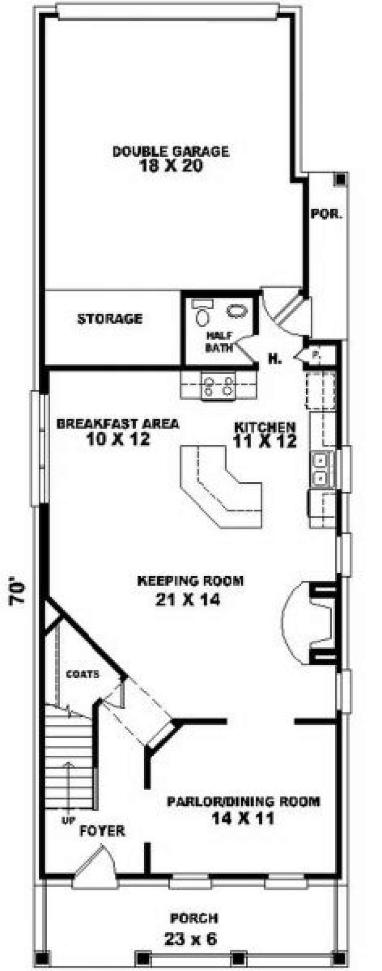 House Plan House Plan #2075 Drawing 1