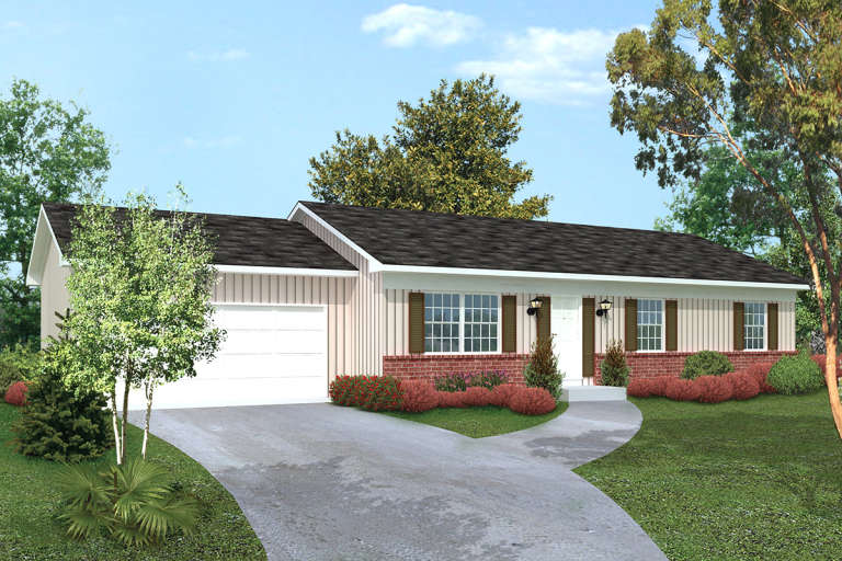 House Plan House Plan #20751 Front Elevation 