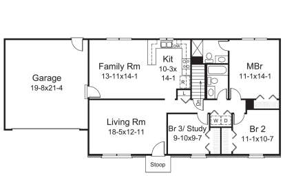 Main Floor for House Plan #5633-00392