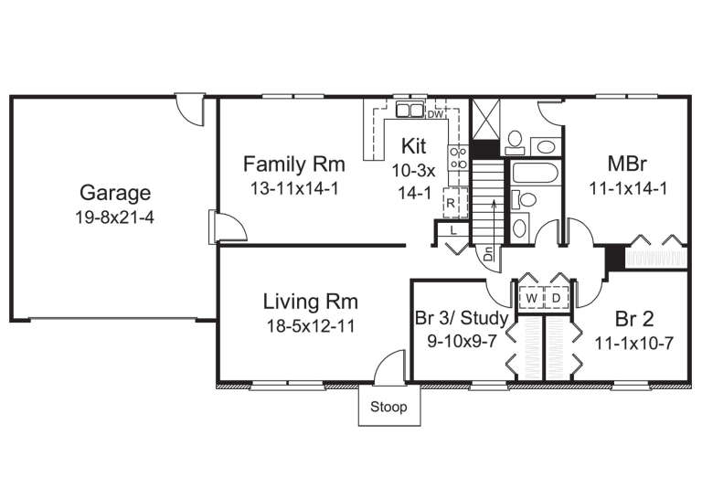 House Plan House Plan #20751 Drawing 1