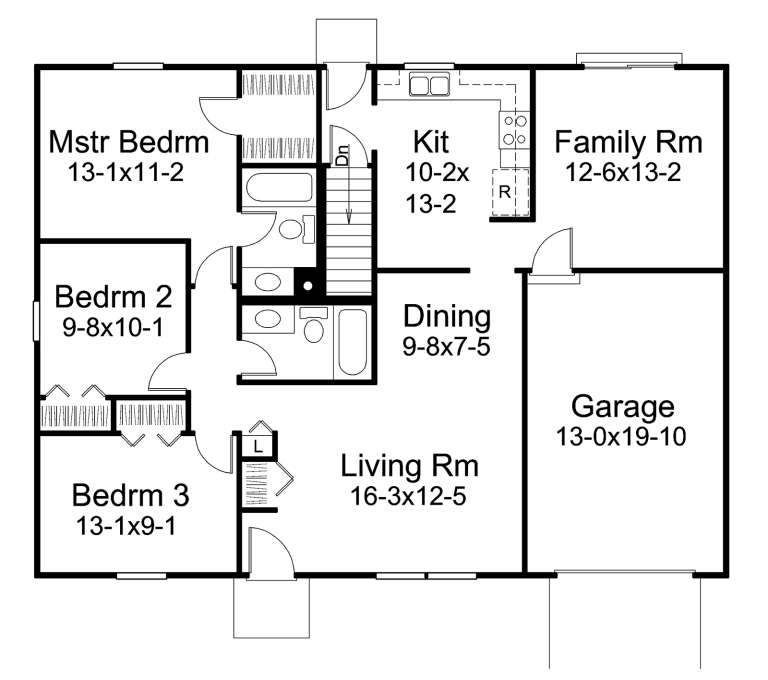 House Plan House Plan #20752 Drawing 1