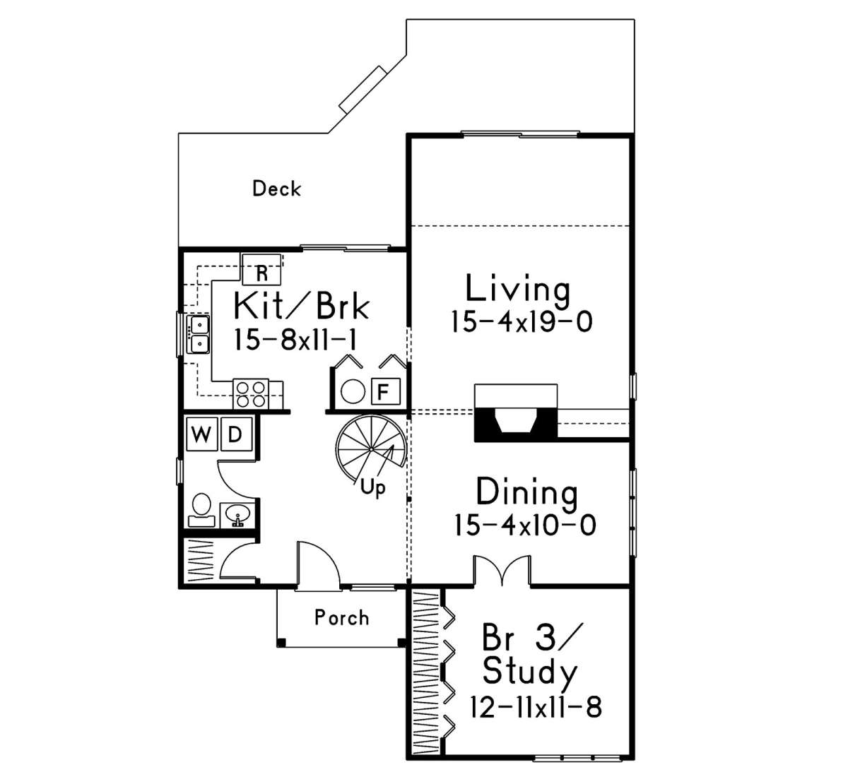 Main Floor for House Plan #5633-00397