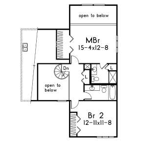 Second Floor for House Plan #5633-00397