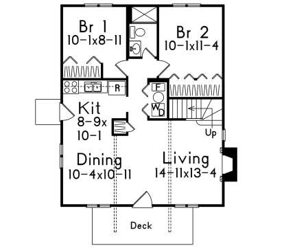 Main Floor for House Plan #5633-00399