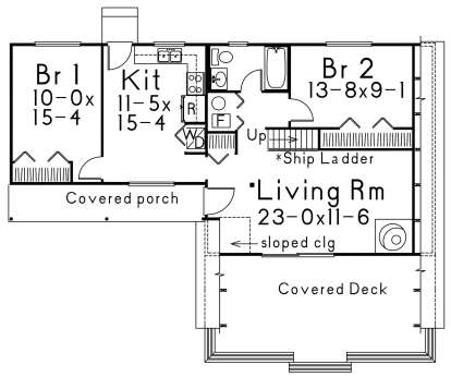 Main Floor for House Plan #5633-00400